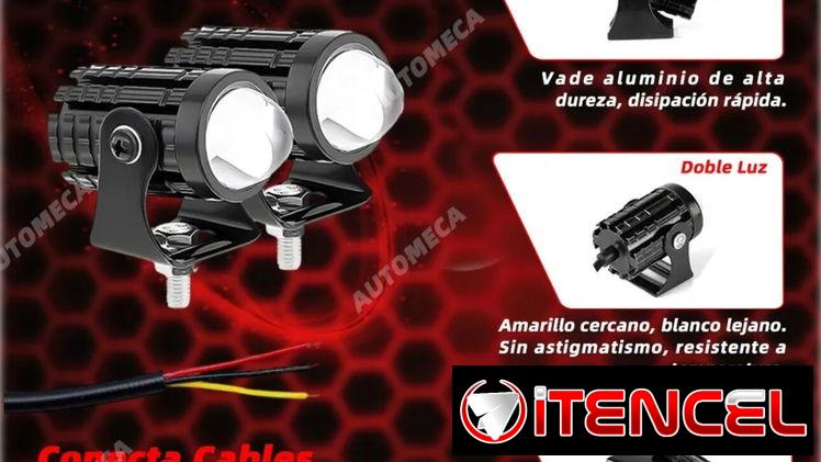 Par faros luces led motos y autos
