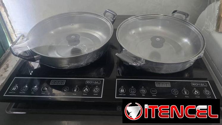 Cocina de inducción de dos hornillas