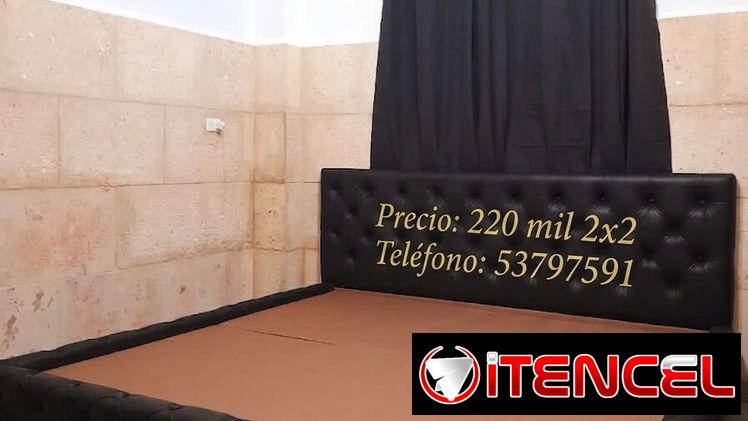Camas tapizadas colchones originales