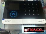 Sistema de Alarmas contra intrusos, con batería de respaldo.