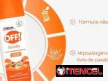 Repelente antimosquito marca OFF, durabilidad 4 horas.