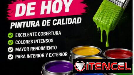 Pintura impermeable y VINIL para el hogar