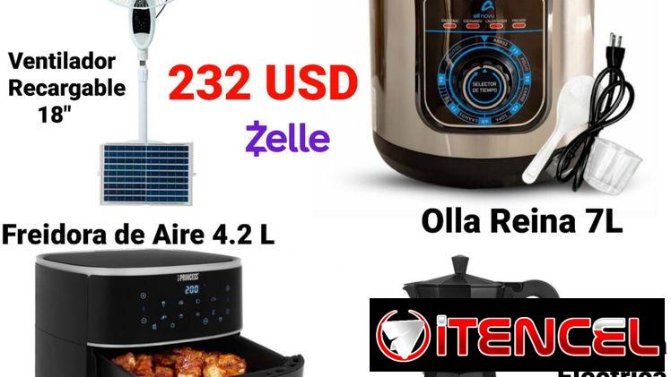 Venta de combos de ollas reina, arrocera, Cafetera eléctrica, sandwichera. Un solo pago por varios productos. 📲 WhatsAp