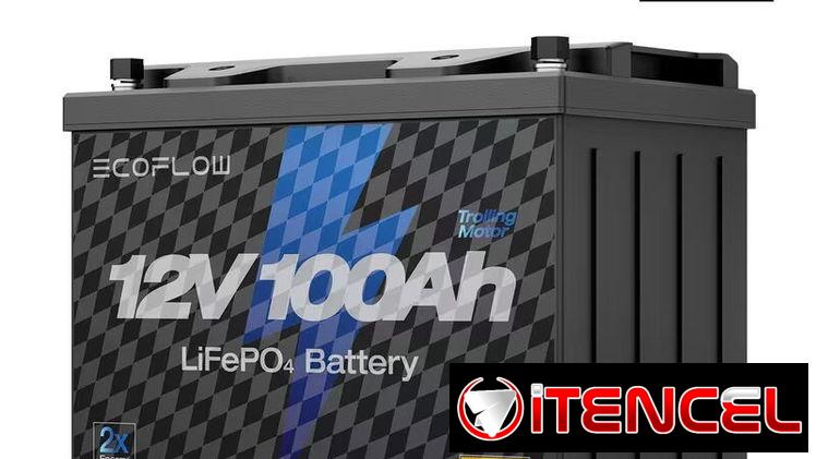 Agotada…Batería EcoFlow Lithium 12V 100Ah Deep Cycle LiFePO4 Battery