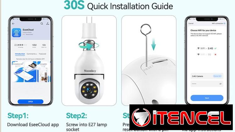 Camaras Seguridad fácil montaje para su hogar o negocio de 360 grados. Tenemos muchos clientes satisfechos