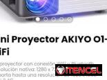 Mini Proyector AKIYO O1-WiFi. Compatible con Fire TV Stick y Chromcast