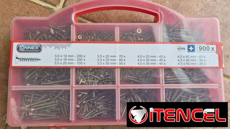 CAJA GRANDE DE TORNILLOS (900 PCS)