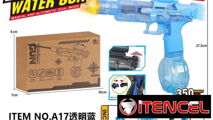 🔫 Pistolas de Agua Eléctricas 💦 Juguetes de Verano 🌞 Alta Capacidad ✨ Iluminadas con Silenciador Automático