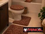 Alfombra para baño 3piezas