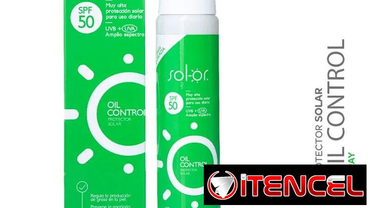 Solor Oil Control Spray 130 mL SPF 50+