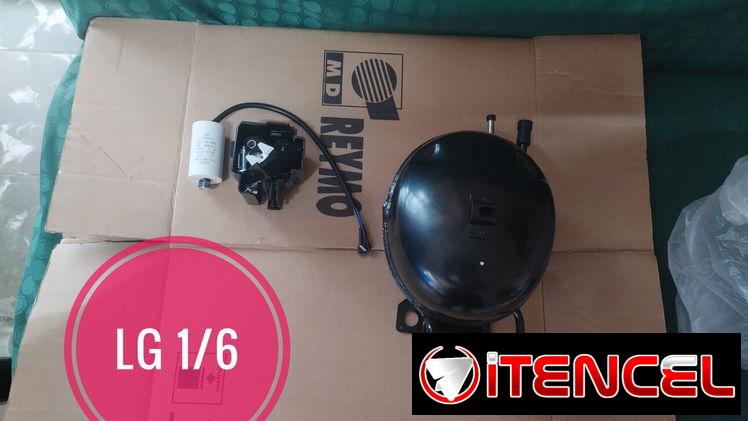 🧊 1/6 🧊 MAQUINA LG (COMPRESOR) 1/6 -110V 60HZ 13A. NUEVA A ESTRENAR CON SUS ACCESORIOS. TLF 54833699
