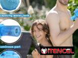 🔫 Pistolas de Agua Eléctricas 💦 Juguetes de Verano 🌞 Alta Capacidad ✨ Iluminadas con Silenciador Automático
