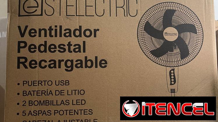 Ventilador recargable