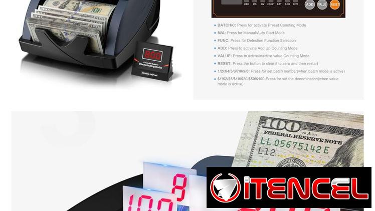 Maquina de contar dinero aneken dc002 nueva en caja sellada