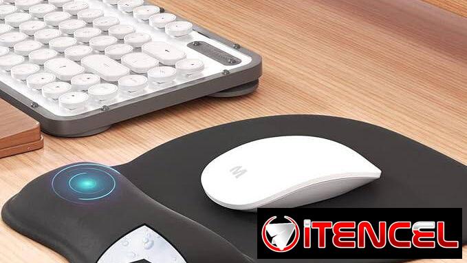 🖱️✨ Alfombrilla Ergonómica con Reposamuñecas de Gel – Negro ✨🖱️