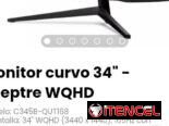 Monitor curvo 34″ – Sceptre WQHD Modelo: C345B-QUT168