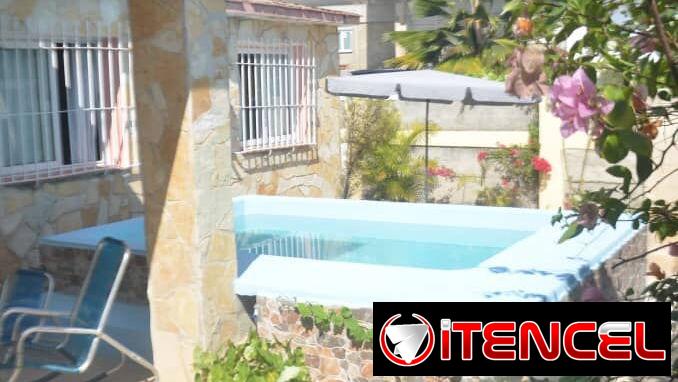 Cod.Z 🏡 Renta Vacacional en Guanabo: 2 Habitaciones, Piscina 💦 y Grill 🍖