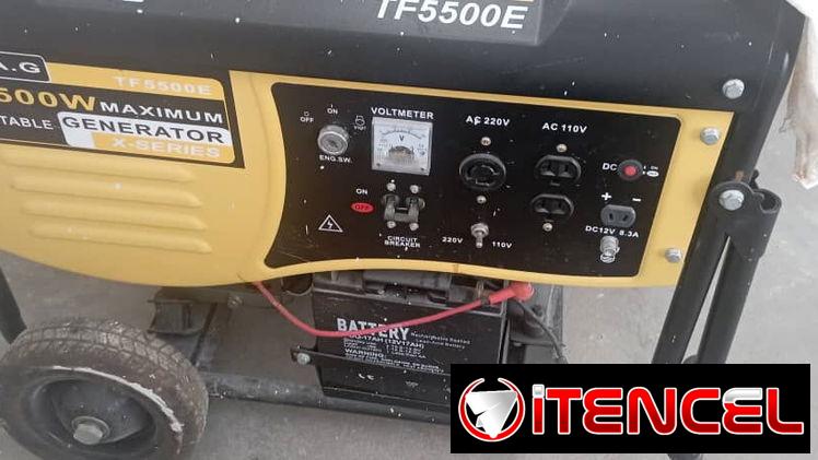 750USD Planta eléctrica de 5500w nueva sin estrenar 220vol y 110vol mueve toda una casa