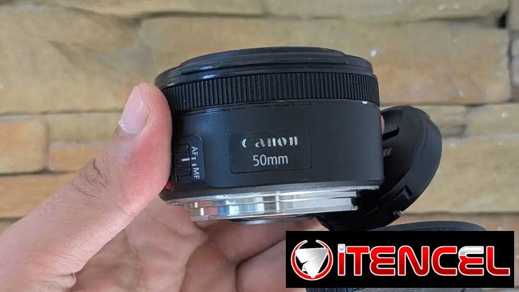 lente canon 50mm F1.8 STM + accesorios