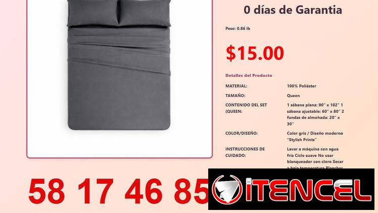 JUEGO DE SÁBANA DE 4 PIEZAS QUEEN