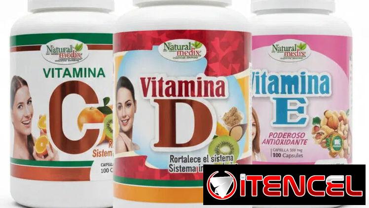 Chanca Piedra, Vitaminas C, D y E
