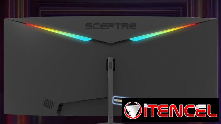 Monitor Curvo Ultra Ancho Sceptre 34” WQHD (3440 x 1440)  entrega incluida