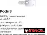 AirPods 3 ORIGINALES. Nuevos en caja / Bluetooth 5.0