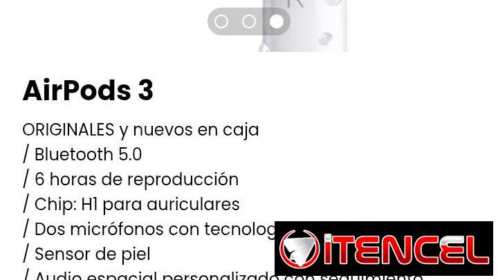 AirPods 3 ORIGINALES. Nuevos en caja / Bluetooth 5.0