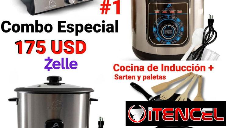 Venta de combos de ollas reina, arrocera, Cafetera eléctrica, sandwichera. Un solo pago por varios productos. 📲 WhatsAp