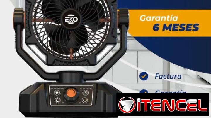 Ventilador Recargable 6 meses de garantía