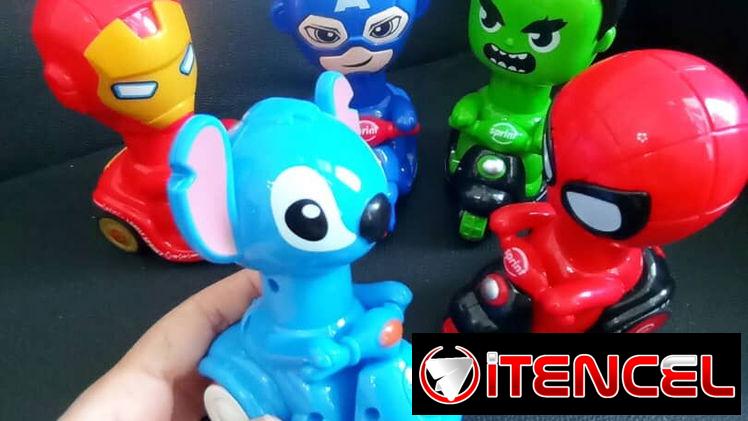 Moticos de juguete Avenger de impulso