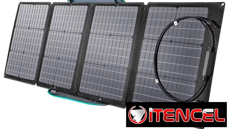 Panel Solar Portátil ECOFLOW 110W , Plegable, Impermeable IP68