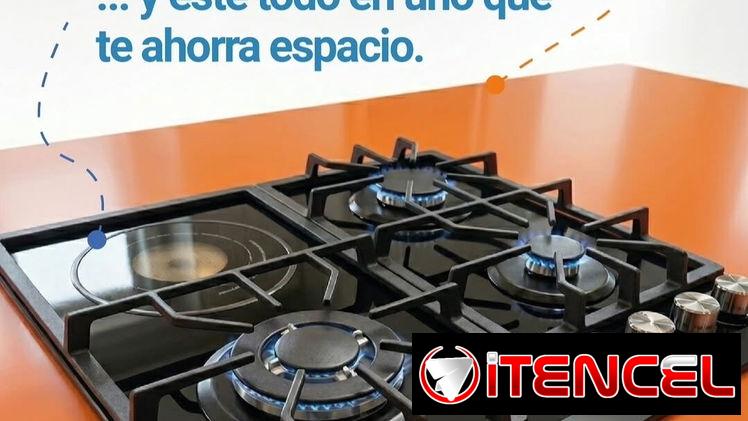 *Cocina de empotrar Milexus 3 quemadores de gas con encendido de magneto y un quemador infrarrojo*  – Precio 170 USD – C