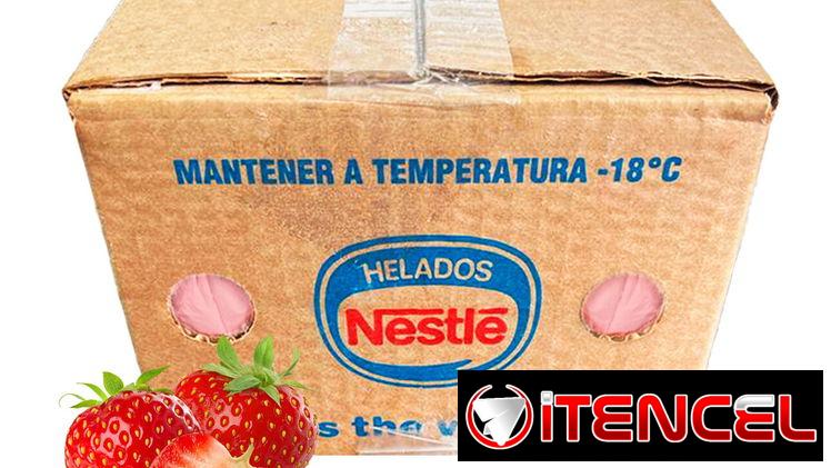 Tina de Helado Fresa Nestle Original 4.5L