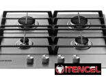 Cocina SAMSUNG 4 hornillas Empotrada de gas Acero Inoxidable Encendido por magneto Precio $ 510 USD transporte incluido