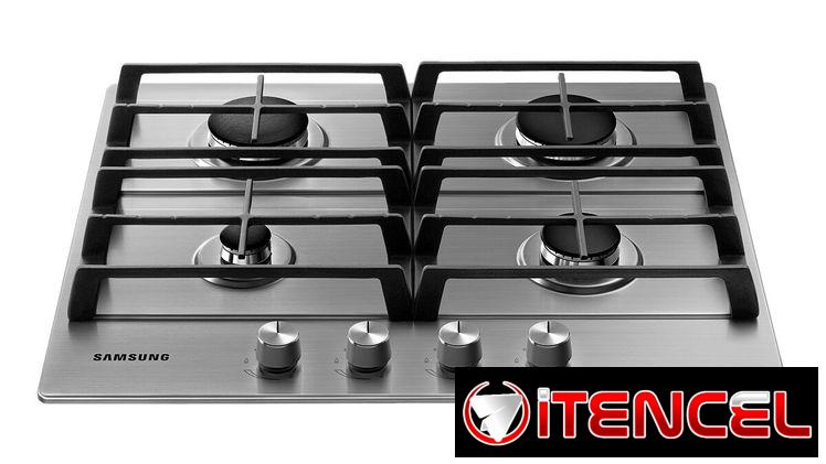 Cocina SAMSUNG 4 hornillas Empotrada de gas Acero Inoxidable Encendido por magneto Precio $ 510 USD transporte incluido