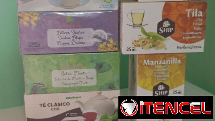 Tés infusiones ( cajitas de té)