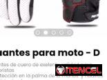 Guantes para moto – D. Cierre de velcro en la muñeca