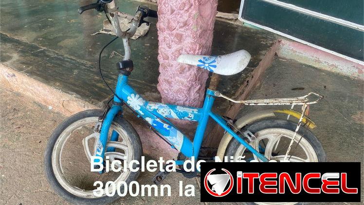 Bicicleta de Niño la llanta delantera es la que no sirve