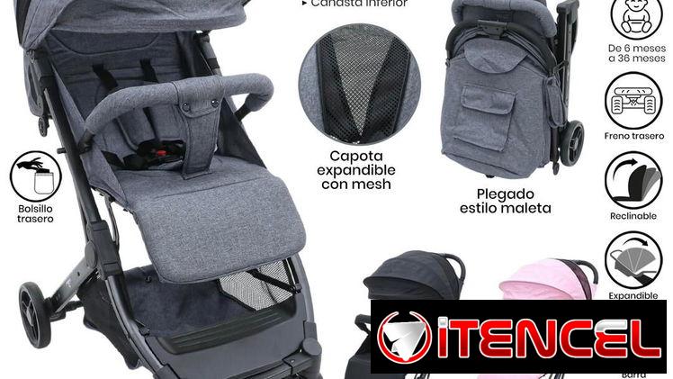 Coche para bebe, que se convierte en maleta