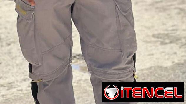 Pantalón 4 puertas gris talla 30-32