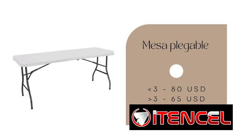 mesa plegable