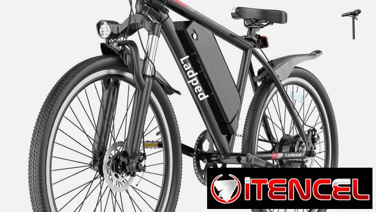 LADPED 26″ Electric Bike for Adults w/Peak 750W Brushless Motor, 40Miles 22MPH