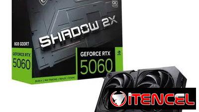 Tarjeta de video 🤩MSI RTX 5060 Shadow 2X 8GB OC