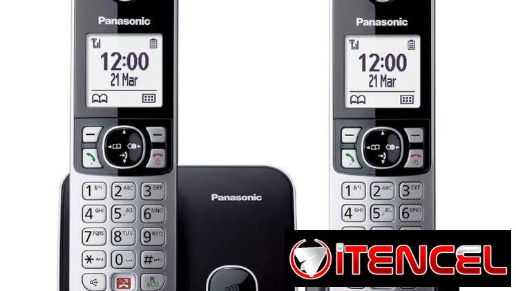 —– Teléfono Panasonic de 2 bases con altavoz —–
