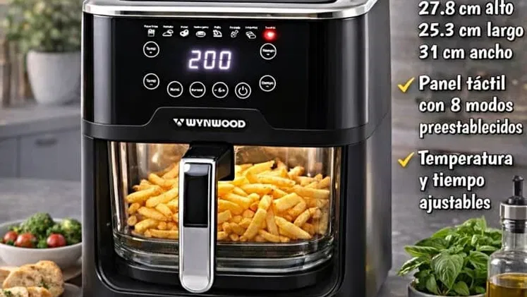 🍟🔥 FREIDORA DE AIRE DIGITAL 4L