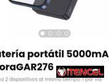 Batería portátil 5000mAh 1HoraGAR276. Modelo: 1Hora GAR276