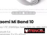 Xiaomi Mi Band 10. Versión global. En blanco, rosa y negro
