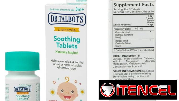 Talbosts tabletas para la dentición de los bebes 140 tab