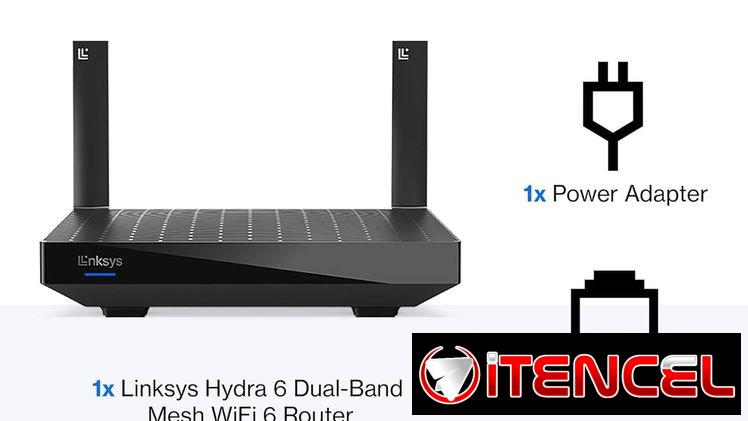 Sellados Router WiFi 6 Linksys AX2200 Hydra Dual Band Mesh 2200Mbps Cobertura 1500 ft² #63142460 /55821991